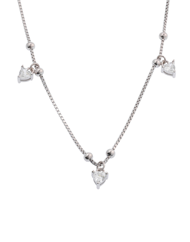elegant heart charm sterling silver anklet for daily wear
