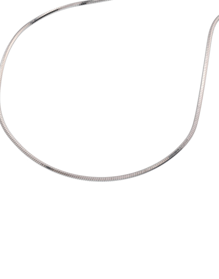classic sleek snake design sterling silver anklet for women